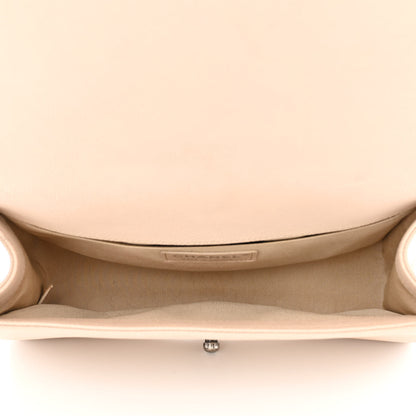 Chanel Caviar Quilted Medium Boy Flap Beige 5 of 11