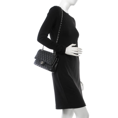 Chanel Caviar Quilted Medium Double Flap Black 3 of 10