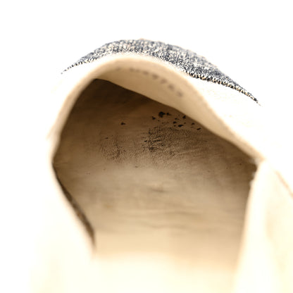 Chanel Toile Sequin CC Espadrilles 38 Beige Black 10 of 11