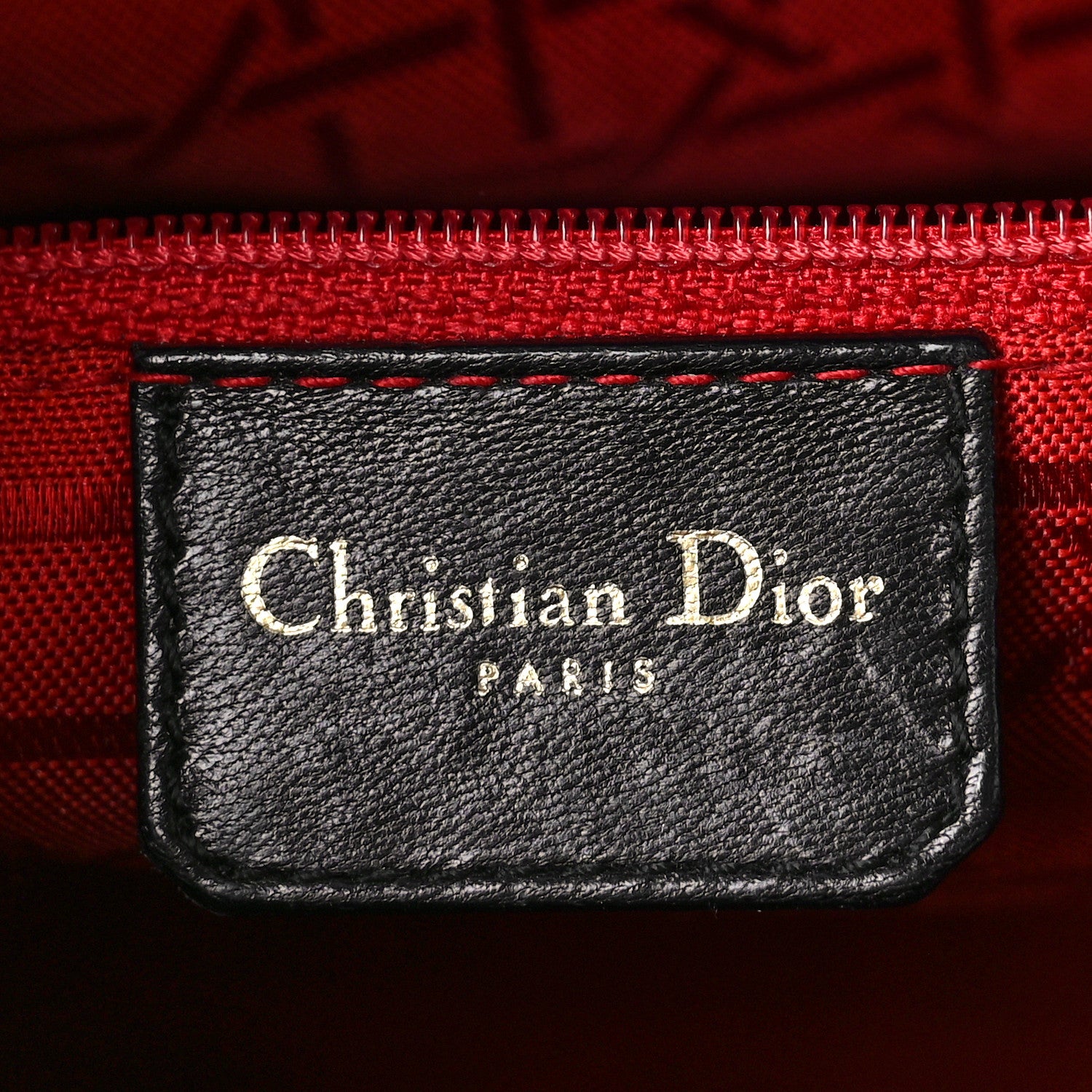 Christian Dior Lambskin Cannage Medium Lady Dior Black 6 of 8