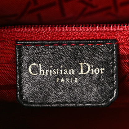 Christian Dior Lambskin Cannage Medium Lady Dior Black 6 of 8
