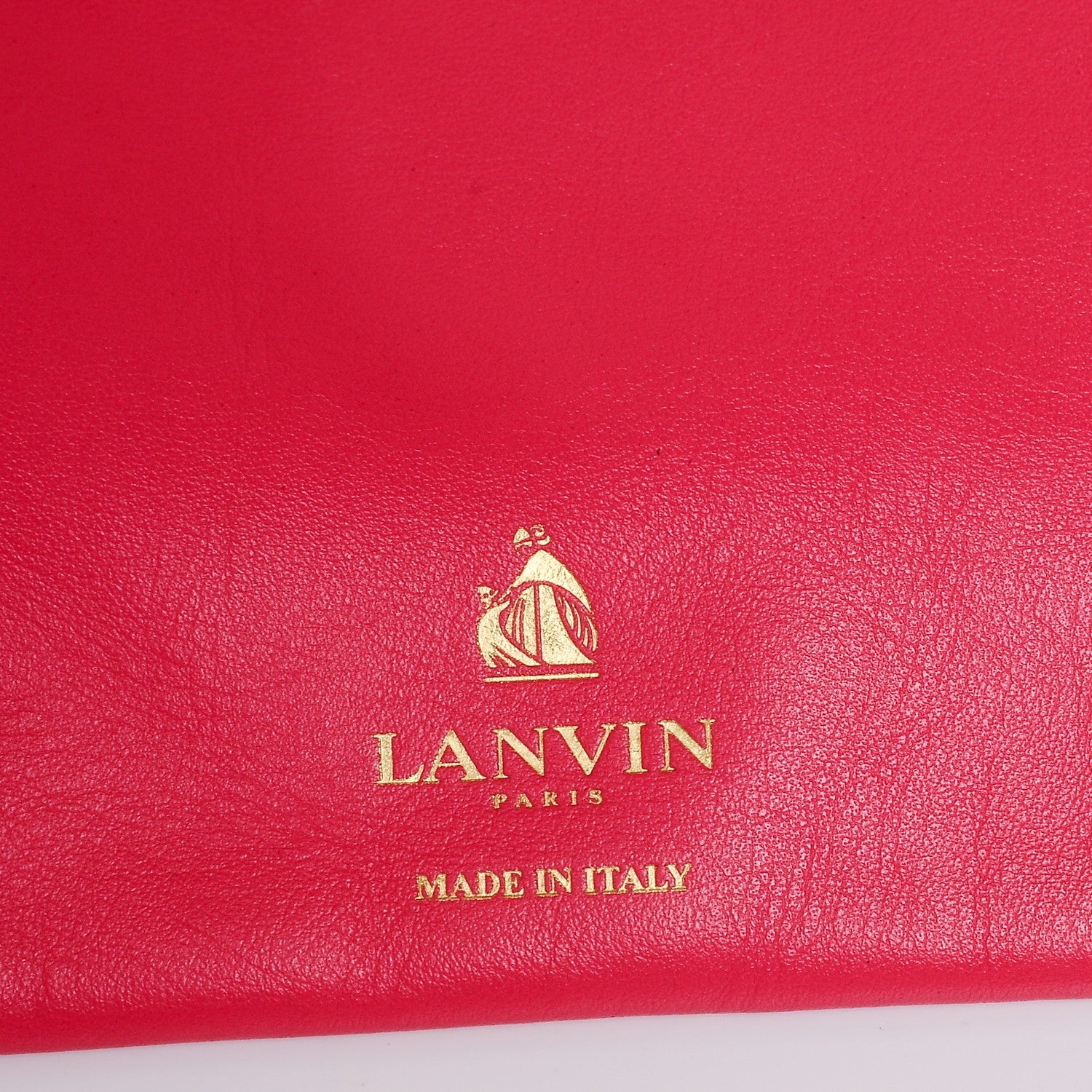 Lanvin Smooth Calfskin Small Fringe Shopper Tote Bright Pink 7 of 7