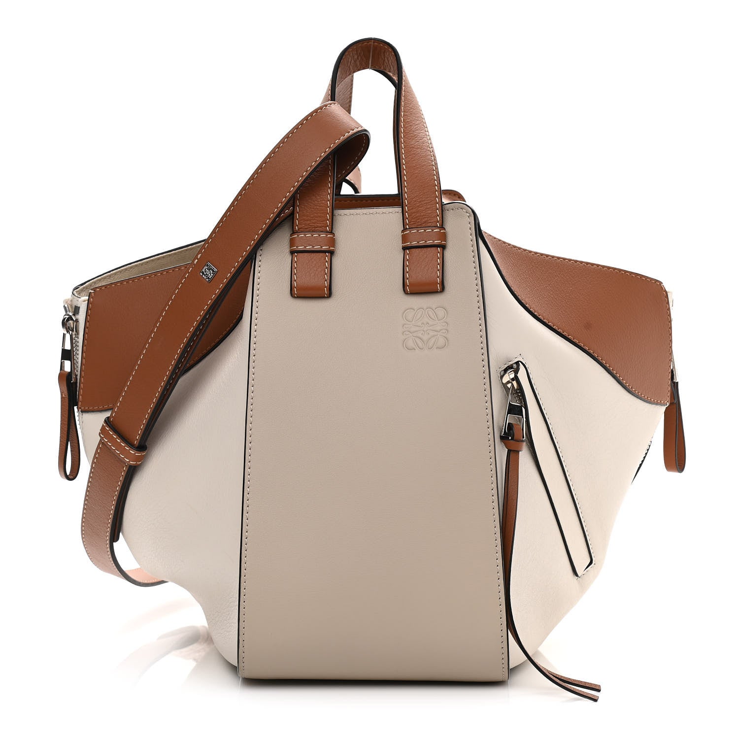 Loewe Calfskin Small Hammock Shoulder Bag Light Oat Tan 1 of 11