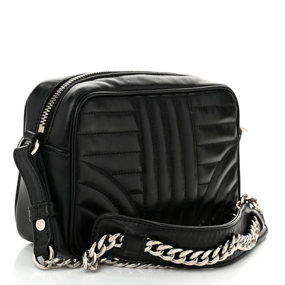 Prada Soft Calfskin Diagramme Camera Bag Black 3 of 11