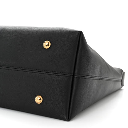 Louis Vuitton Grained Calfskin Low Key Hobo MM Black 10 of 10