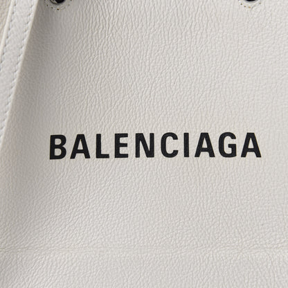 Balenciaga Calfskin Logo XXS Shopping Tote White 10 of 10