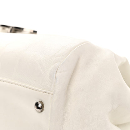 Chanel Lambskin Sensual Accordion Flap White 10 of 13