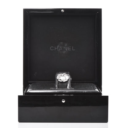 Chanel 18K White Gold Satin Diamond Mother of Pearl 27mm Camellia Quartz Watch 7 of 7