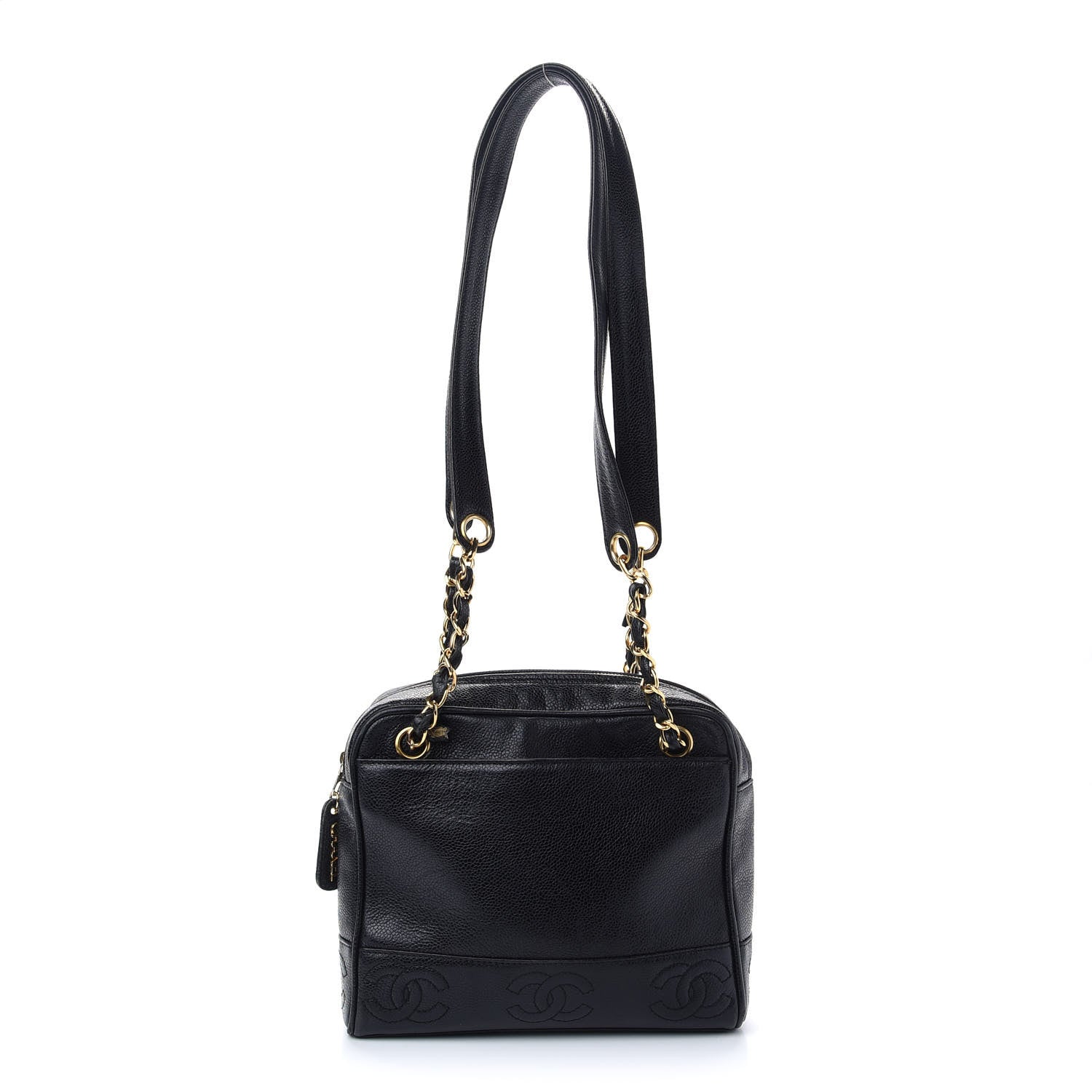 Chanel Caviar CC Shoulder Bag Black 1 of 9