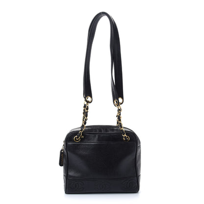 Chanel Caviar CC Shoulder Bag Black 1 of 9
