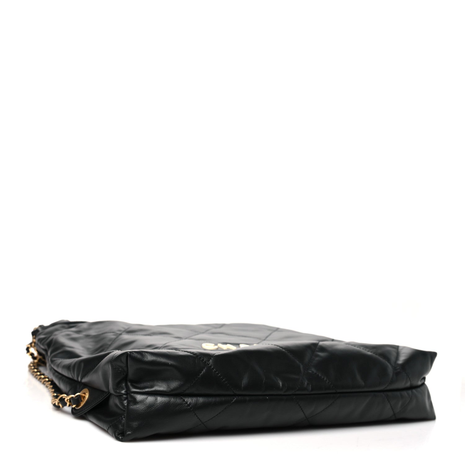 Chanel Shiny Calfskin Quilted Chanel 22 Backpack Black 4 of 10