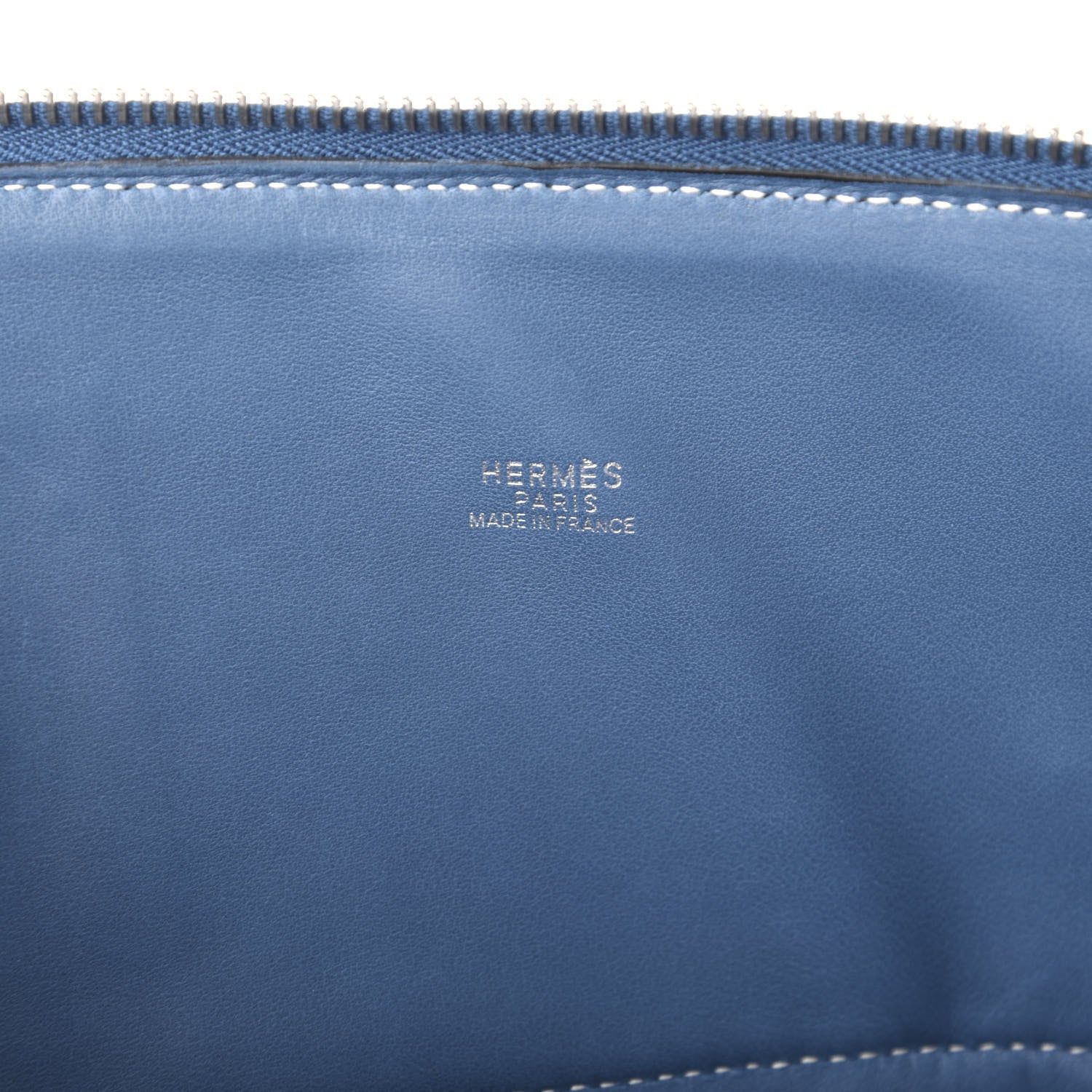 Hermes Taurillon Clemence Bolide 35 Bleu Thalassa 6 of 9