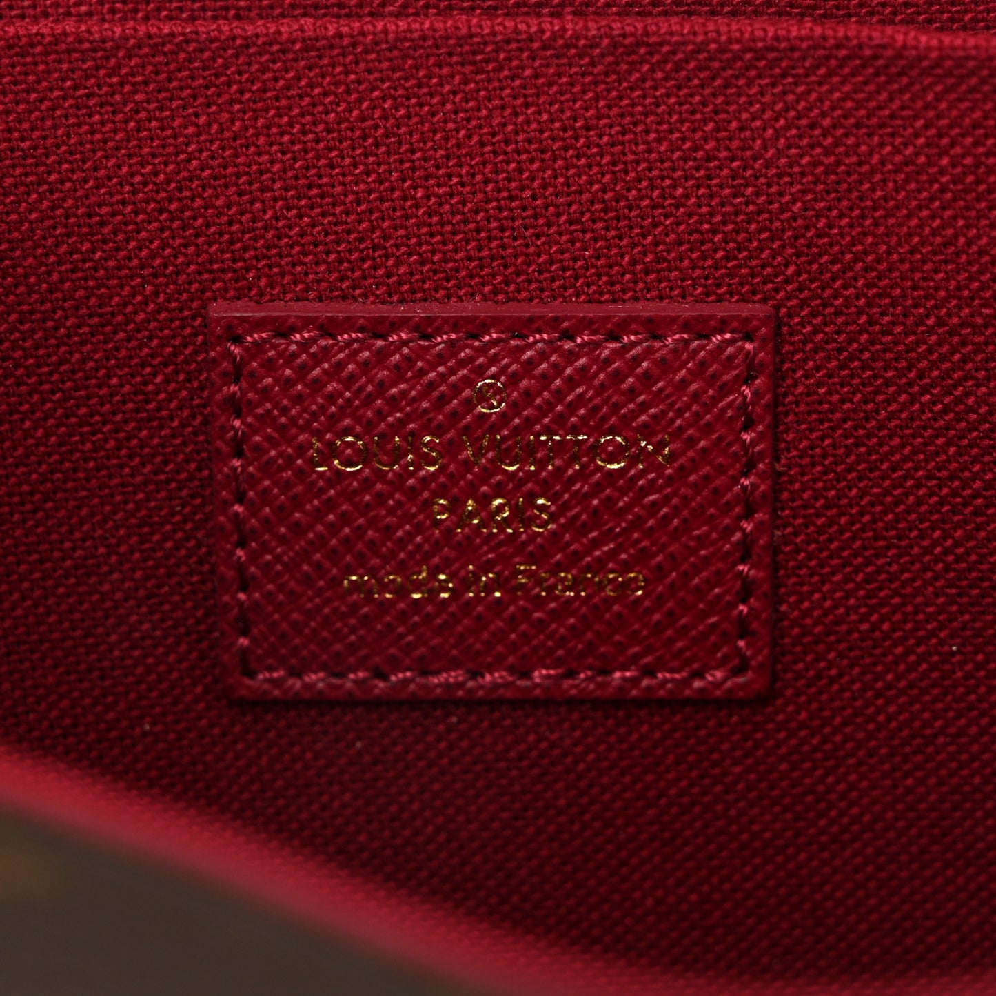 Monogram Pochette Felicie Chain Wallet Fuchsia