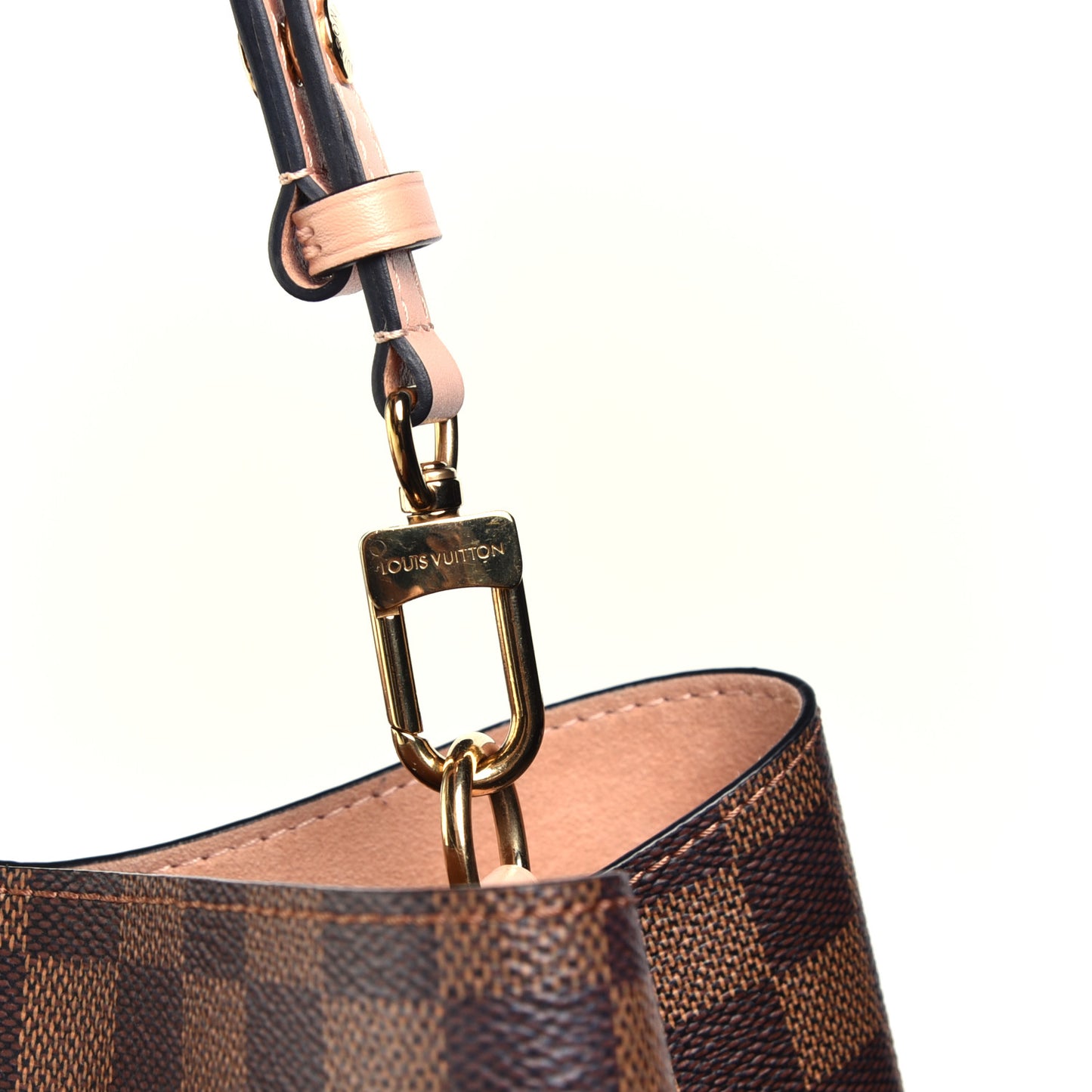 Damier Ebene Neonoe MM Venus Pink