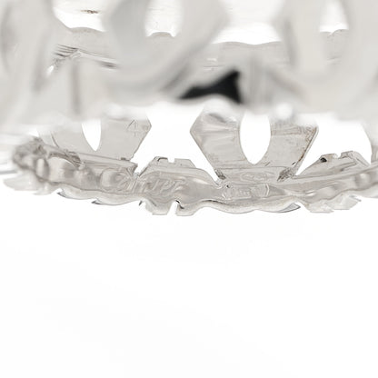 Cartier 18K White Gold Entrelaces Ring 54 6.75 4 of 5