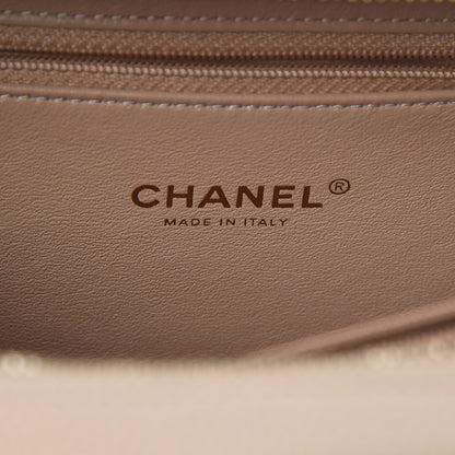 Chanel Caviar Quilted Medium CC Filigree Vanity Case Beige 6 of 11