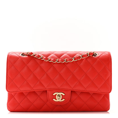 Chanel Caviar Quilted Medium Double Flap Red 1 of 11