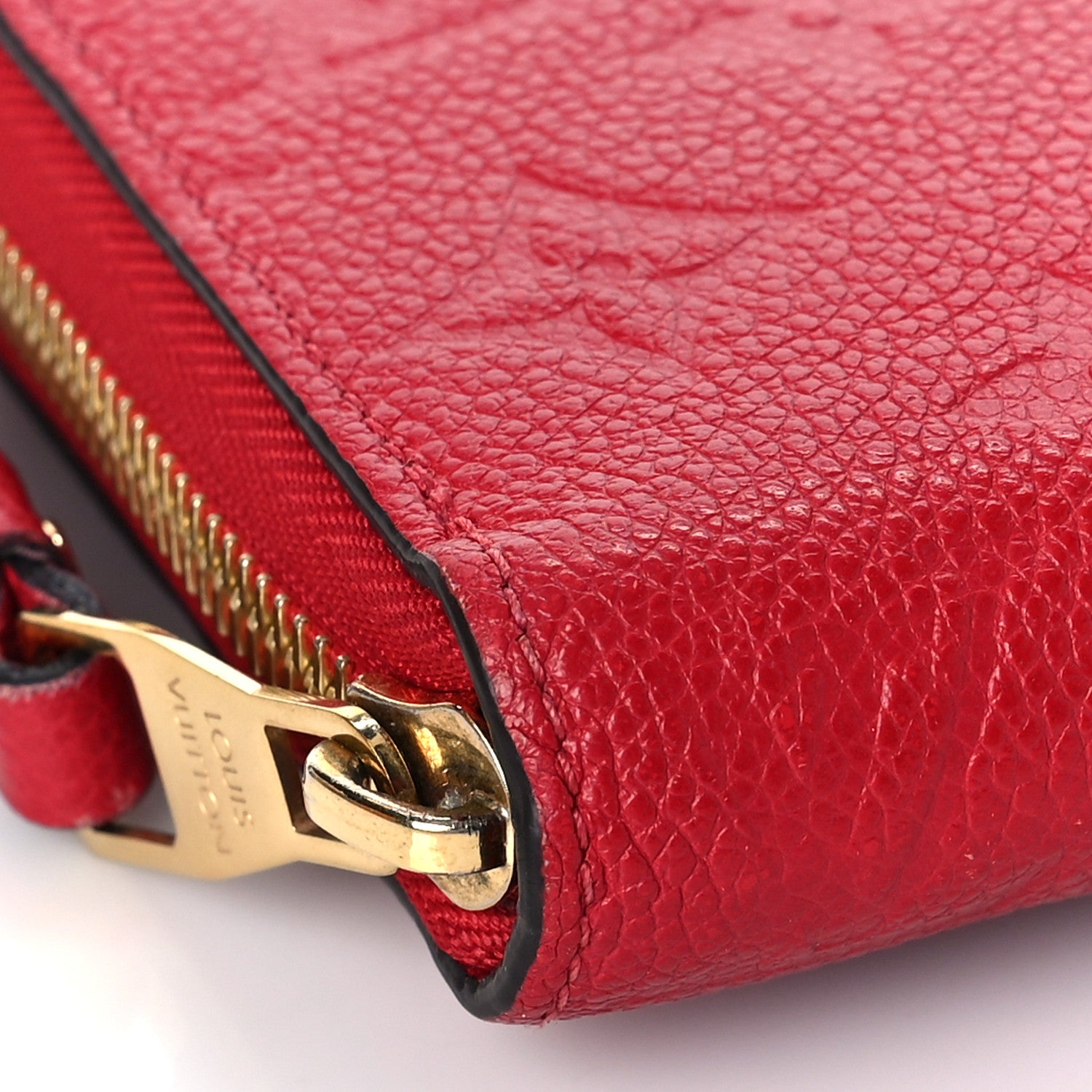 Louis Vuitton Empreinte Zippy Wallet Scarlet 7 of 9