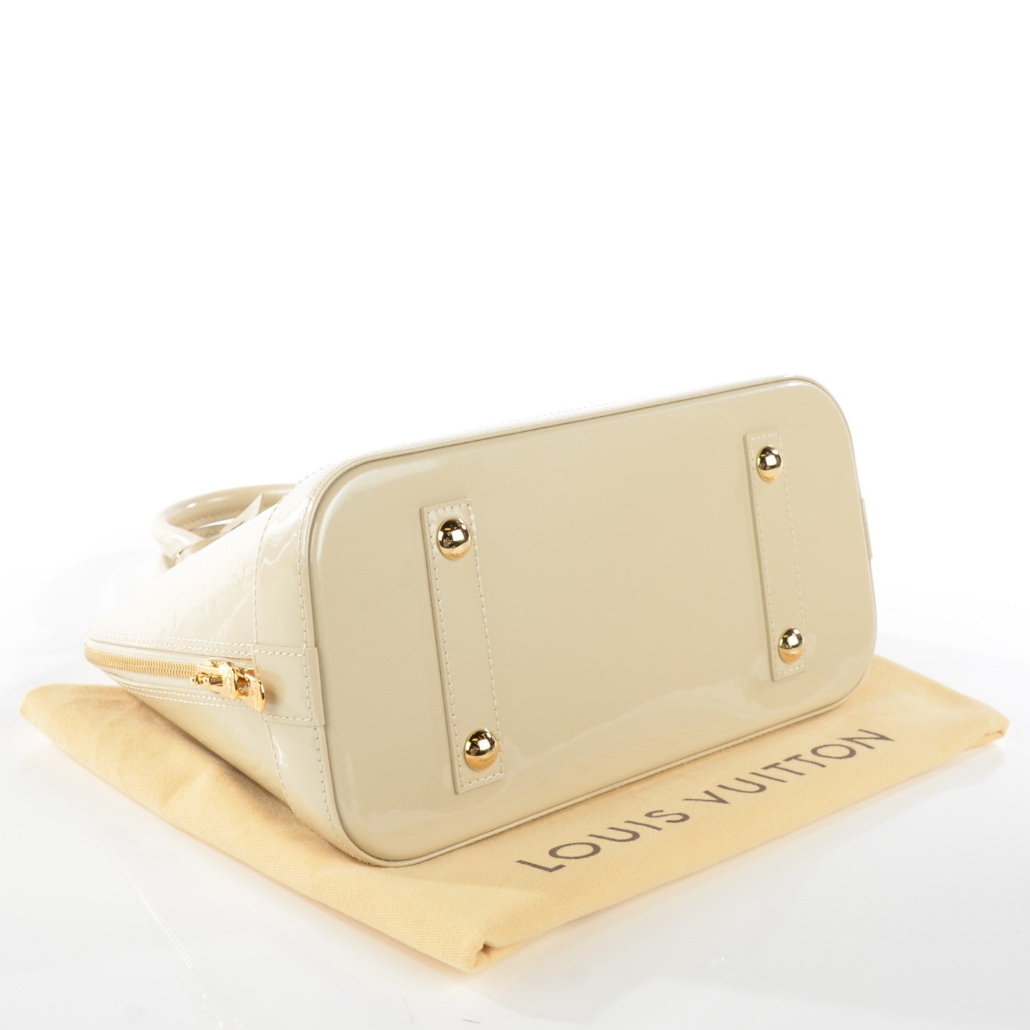 Louis Vuitton Vernis Alma PM Blanc Corail 4 of 7
