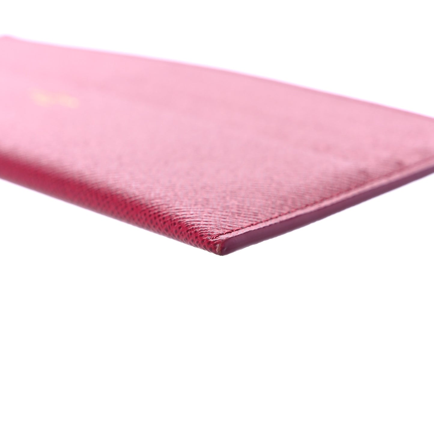 Calfskin Felicie Card Holder Insert Fuchsia