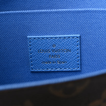Louis Vuitton Monogram 2021 Christmas Animation China Wall Pochette Felicie Chain Wallet Myosotis Blue 6 of 9