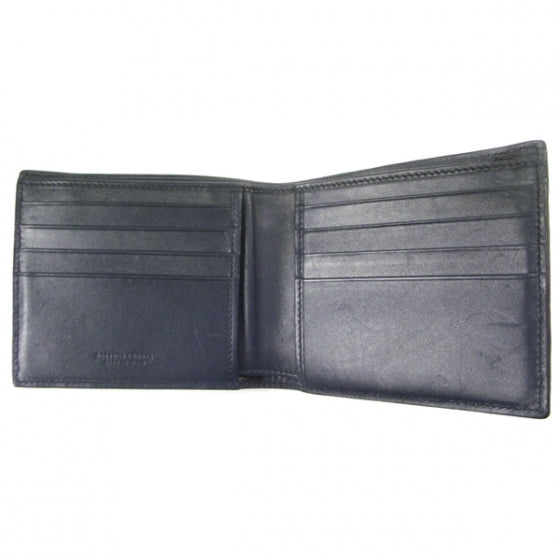 Bottega Veneta Intrecciato Mens Wallet Navy Blue 5 of 8