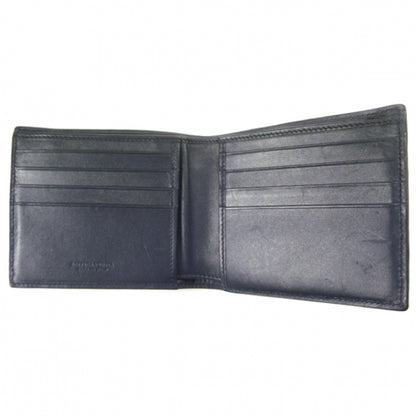 Bottega Veneta Intrecciato Mens Wallet Navy Blue 5 of 8