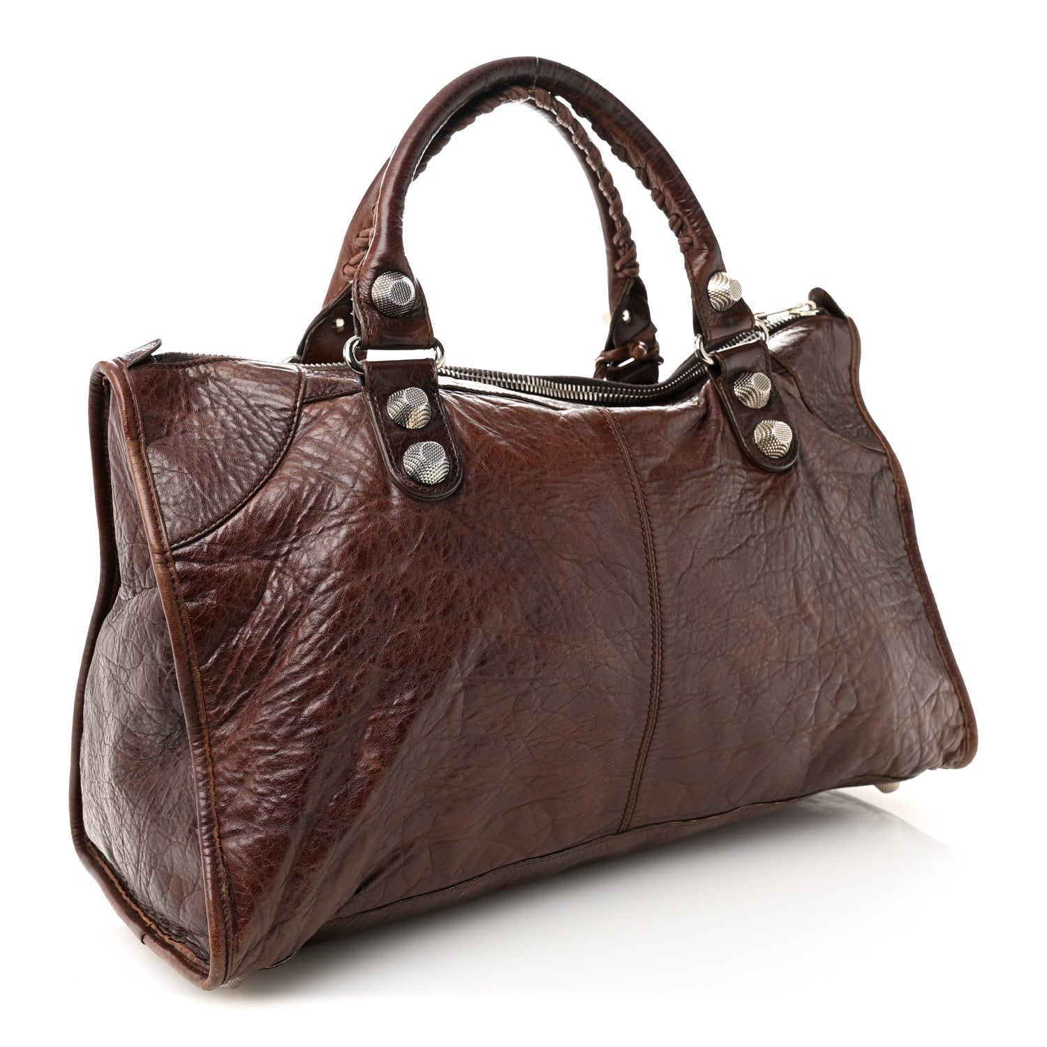 Balenciaga Agneau Giant 21 Silver Hardware Work Charbon 4 of 13