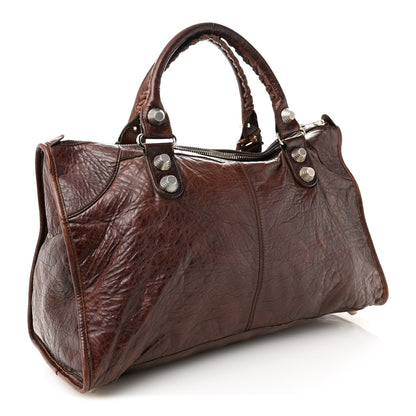 Balenciaga Agneau Giant 21 Silver Hardware Work Charbon 4 of 13