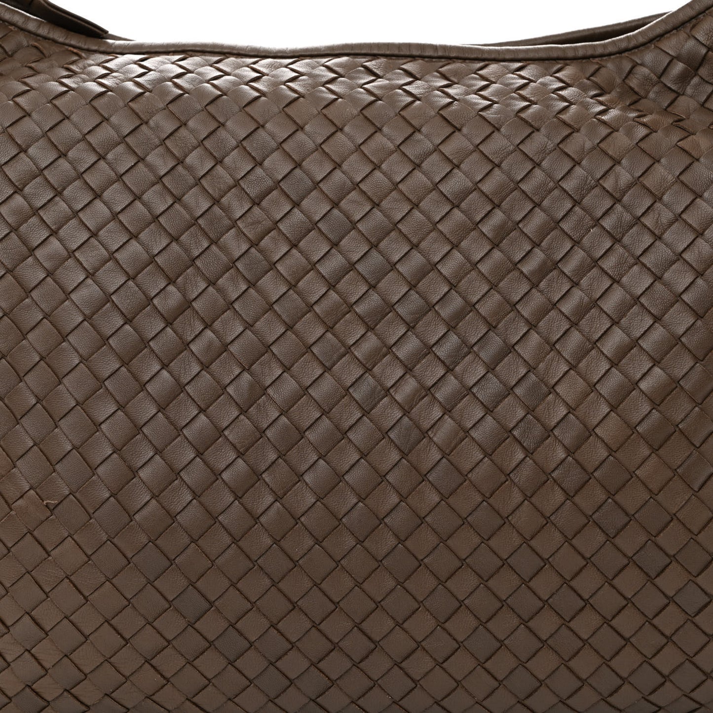 Nappa Intrecciato Large Veneta Hobo Ebano