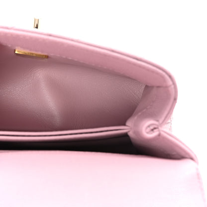 Chanel Caviar Quilted Extra Mini Coco Handle Flap Light Pink 5 of 11
