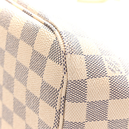 Louis Vuitton Damier Azur Neo Neverfull MM Rose Ballerine 11 of 15