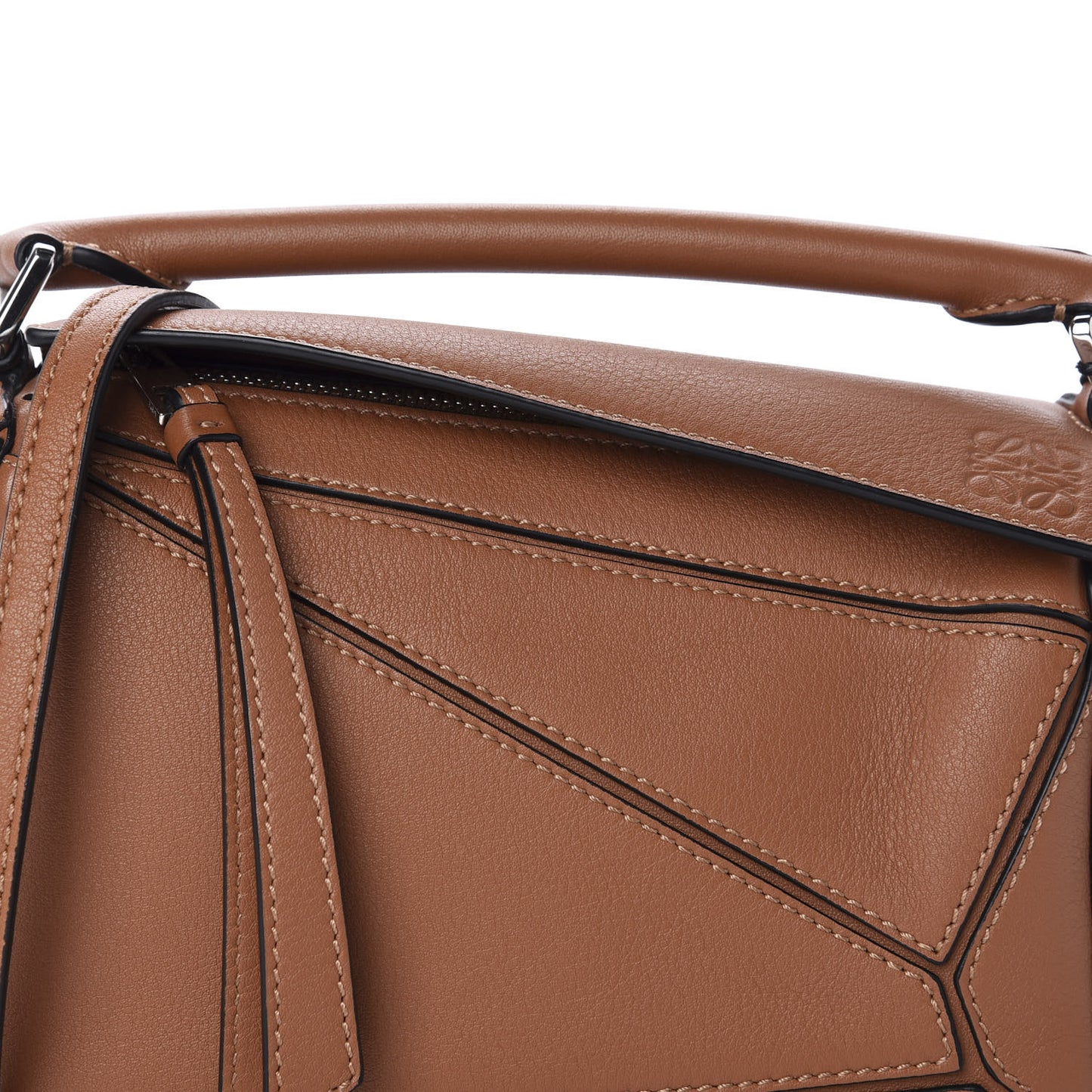 Calfskin Mini Puzzle Bag Tan