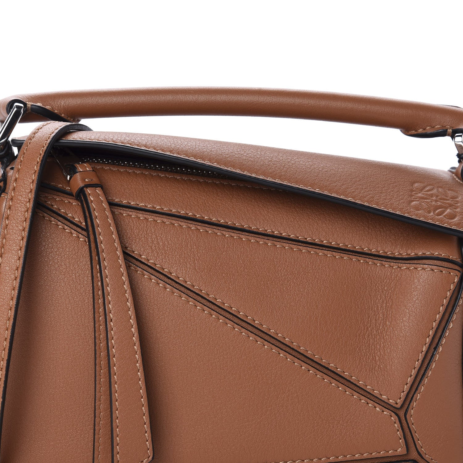 Loewe Calfskin Mini Puzzle Bag Tan 10 of 10