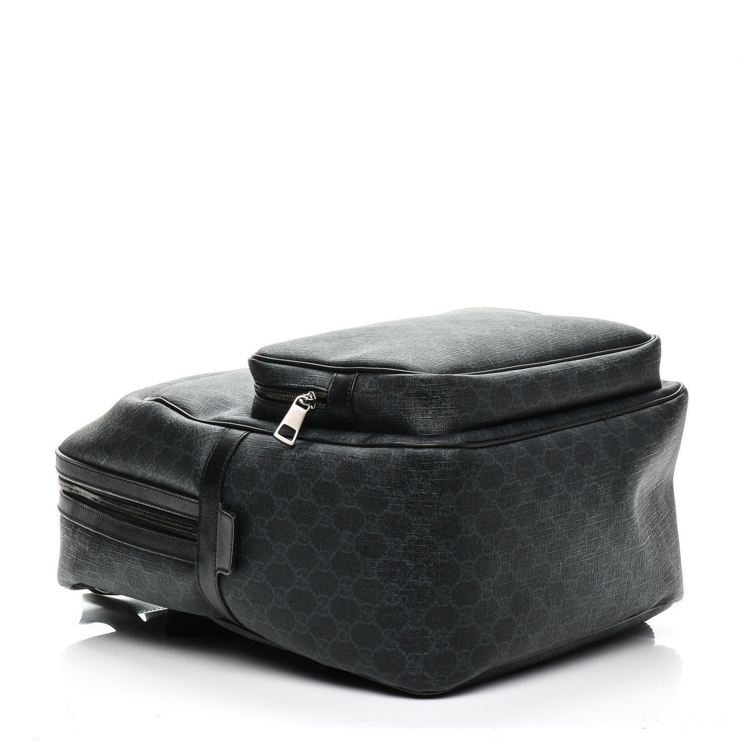 Gucci GG Supreme Monogram Medium Day Backpack Grey Black 4 of 13