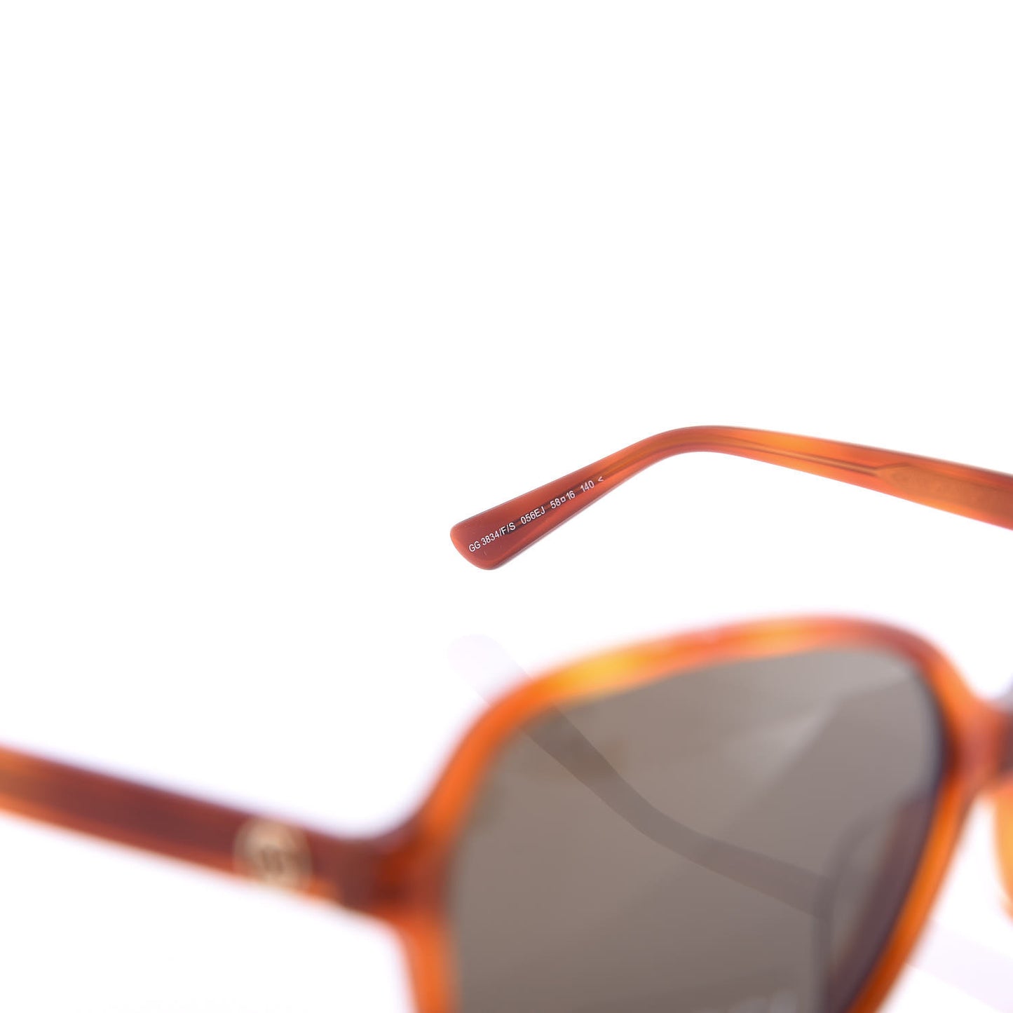 Acetate Square Frame Sunglasses GG 3834/F/S Tortoise