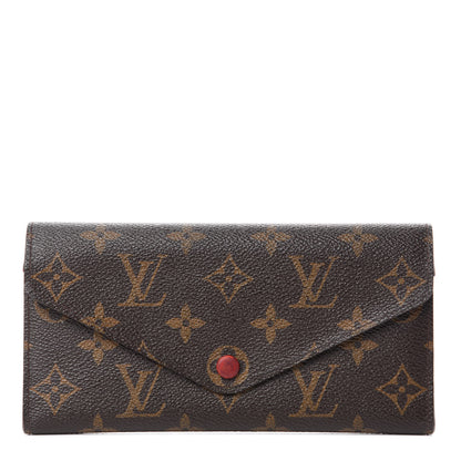 Louis Vuitton Monogram Josephine Wallet Red 1 of 9
