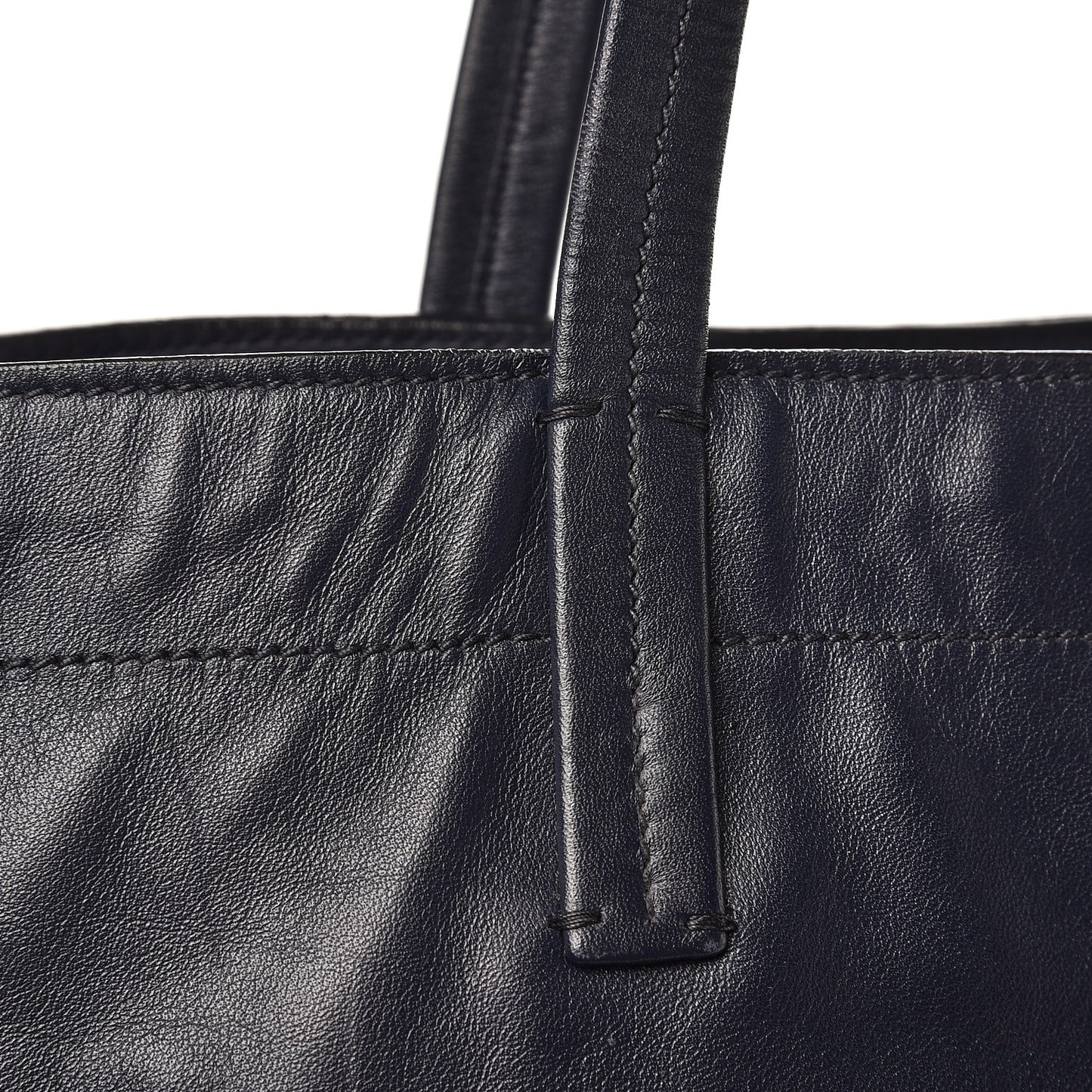 Vitello Soft Calf Shopping Tote Baltico