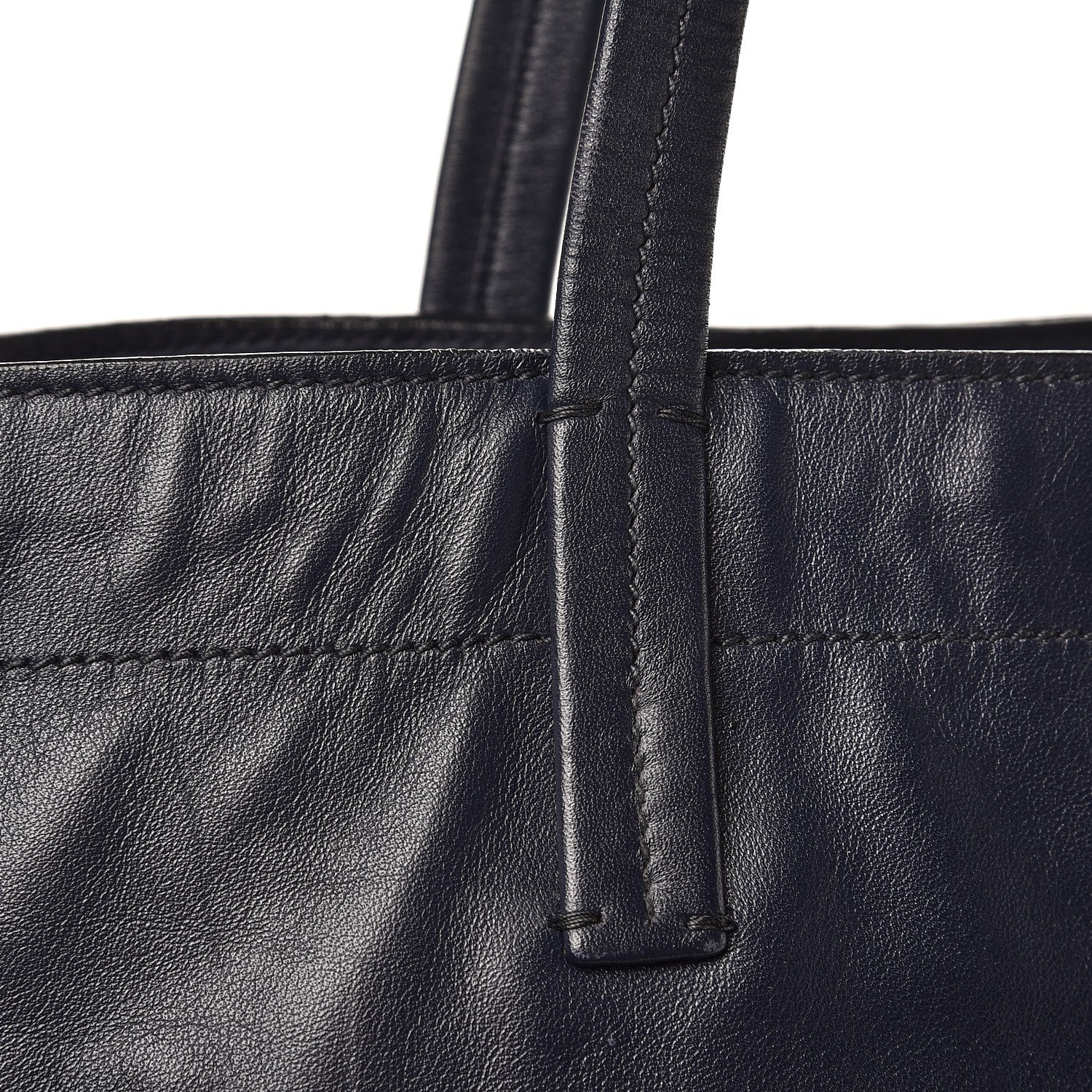 Miu Miu Vitello Soft Calf Shopping Tote Baltico 12 of 15