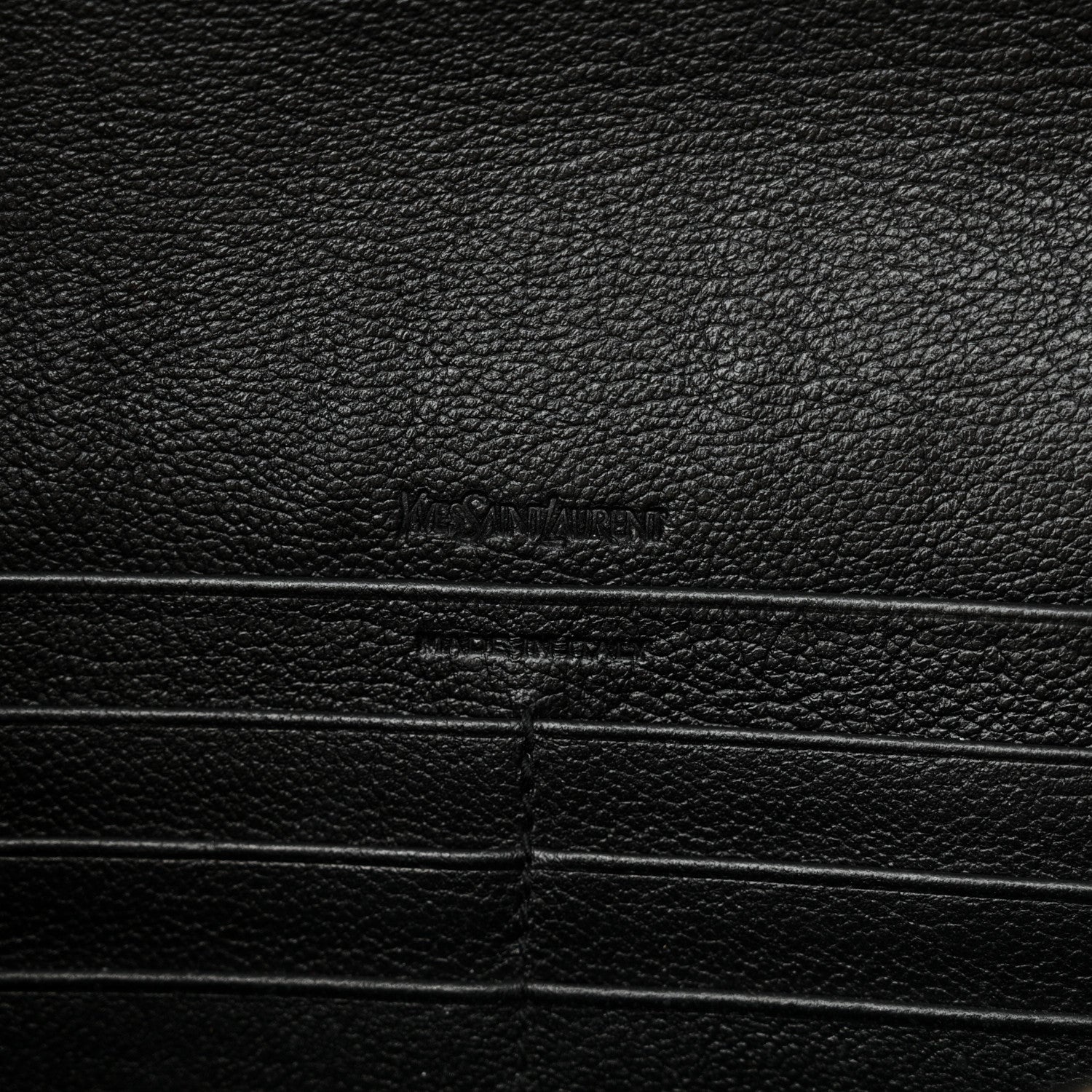 Saint Laurent Calfskin Monogram Belle de Jour Chain Clutch Black 6 of 14