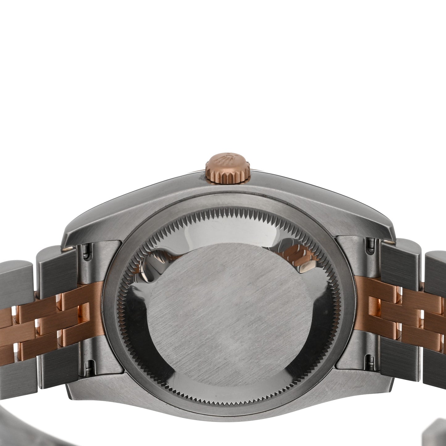 Stainless Steel 18K Everose Gold Diamond 36mm Oyster Perpetual Datejust Watch Pink Jubilee 116231