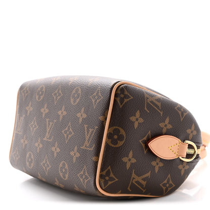 Louis Vuitton Monogram Speedy Bandouliere 20 Black 9 of 11