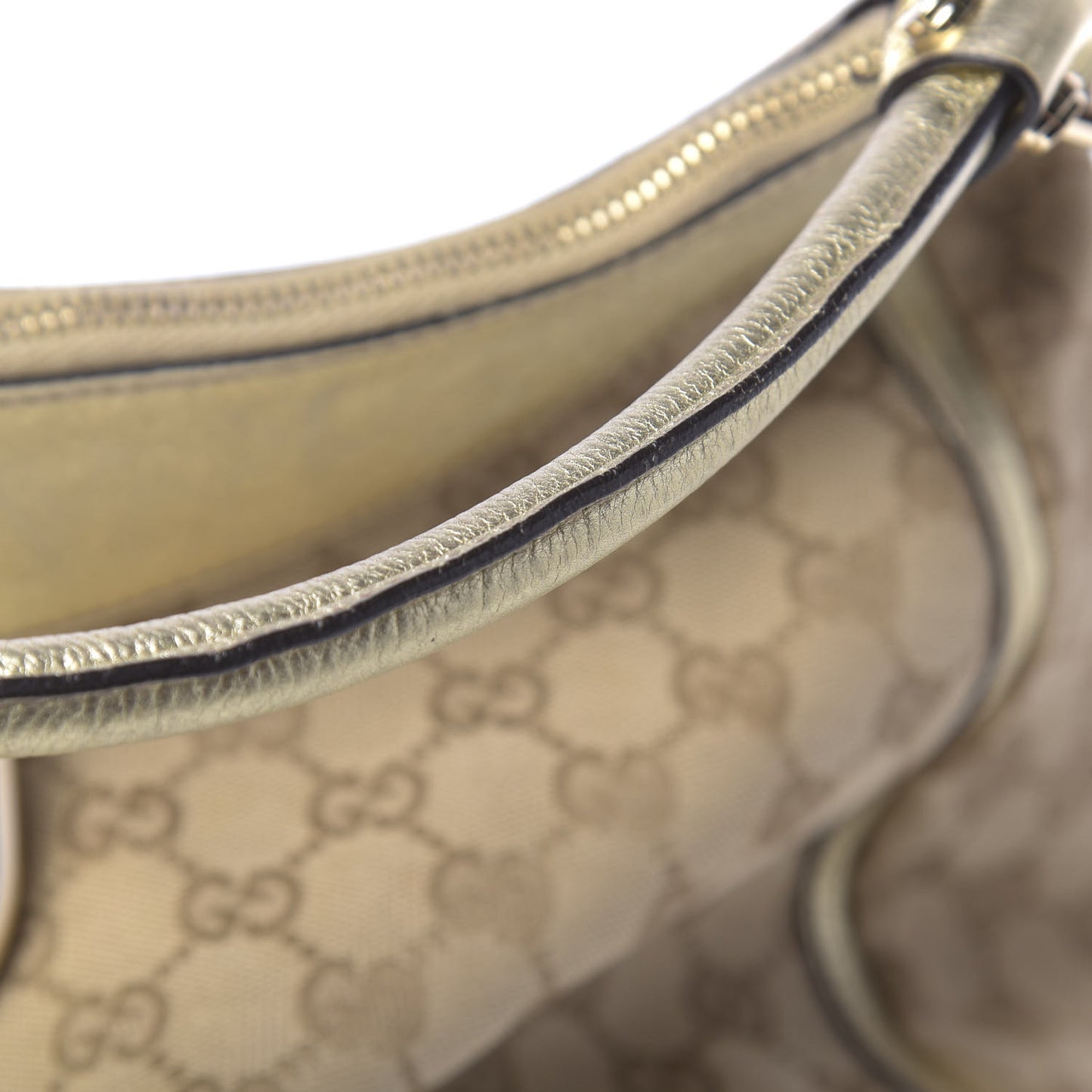 Monogram Large D Gold Hobo Gold