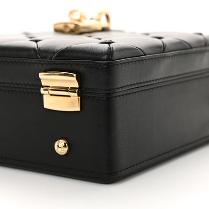 Dolce & Gabbana Lambskin Quilted Box Bag Black 9 of 10