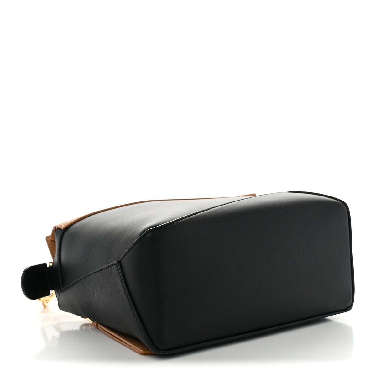 Loewe Calfskin Small Puzzle Edge Bag Warm Desert Black 4 of 10
