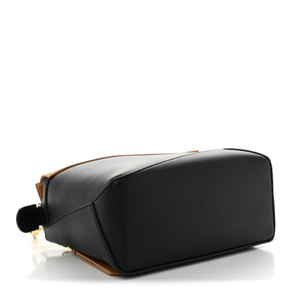 Loewe Calfskin Small Puzzle Edge Bag Warm Desert Black 4 of 10