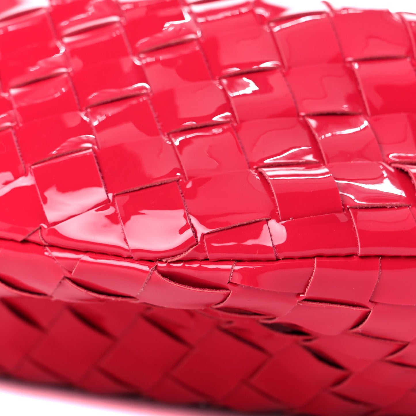 Patent Nappa Intrecciato Mini Jodie Candy Stripe