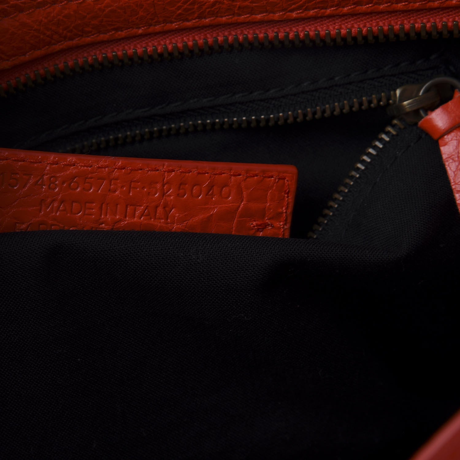 Balenciaga Agneau Classic Hardware City Rouge Coquelicot Rouge Braise 9 of 11