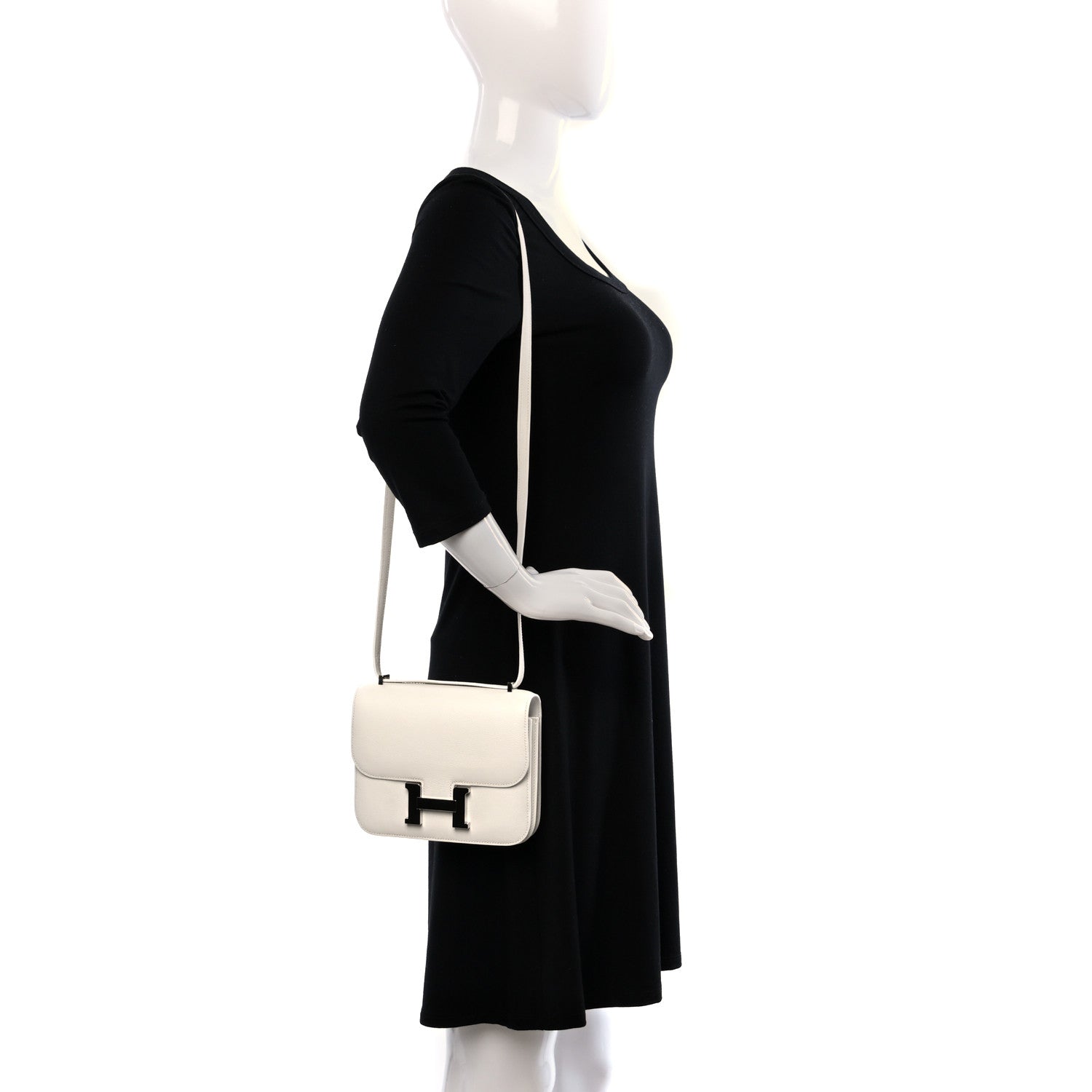 Hermes Evercolor Constance 18 White 2 of 17