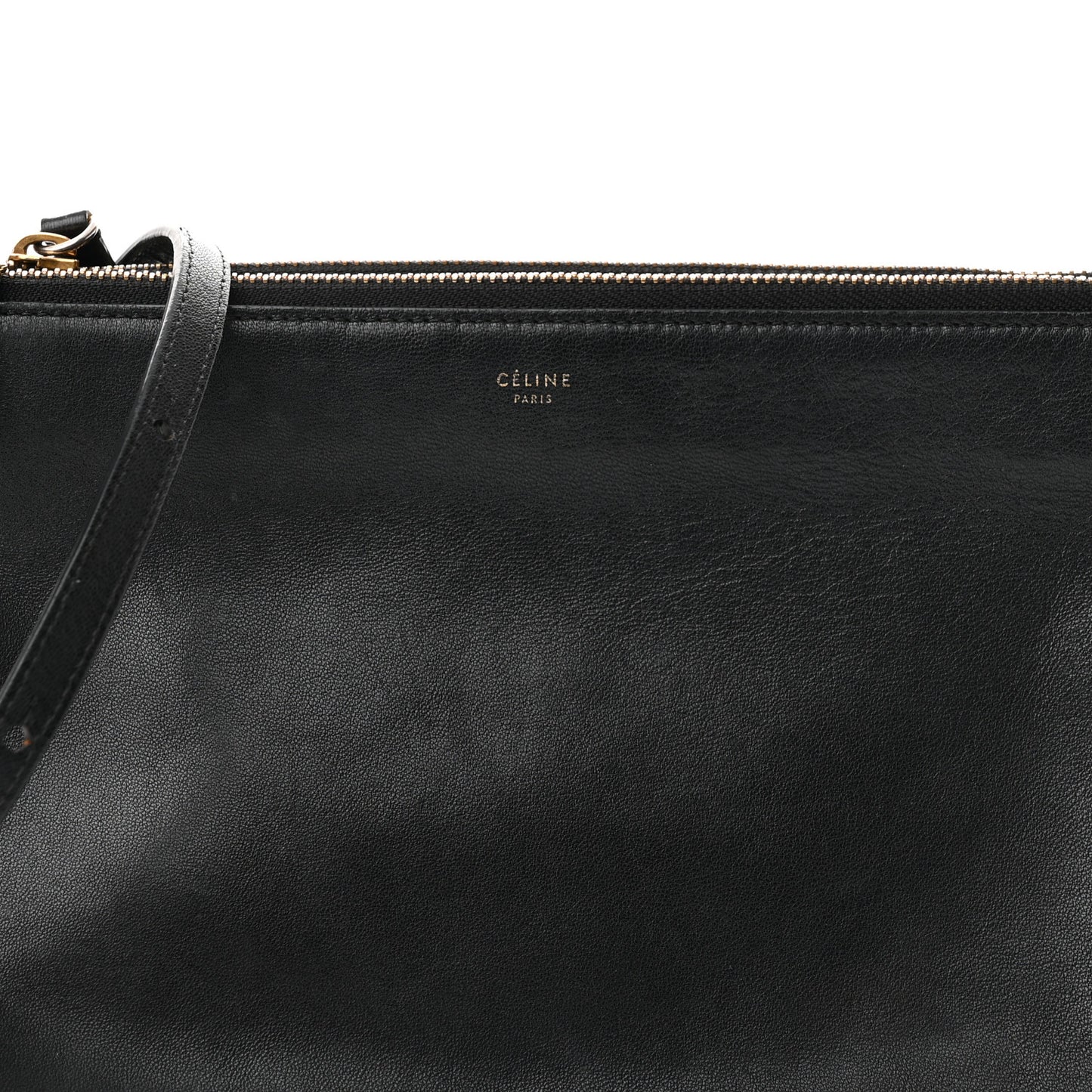 Lambskin Large Trio Crossbody Bag Black